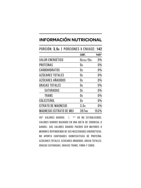 Citrato de Magnesio 500g STAR - Image 2